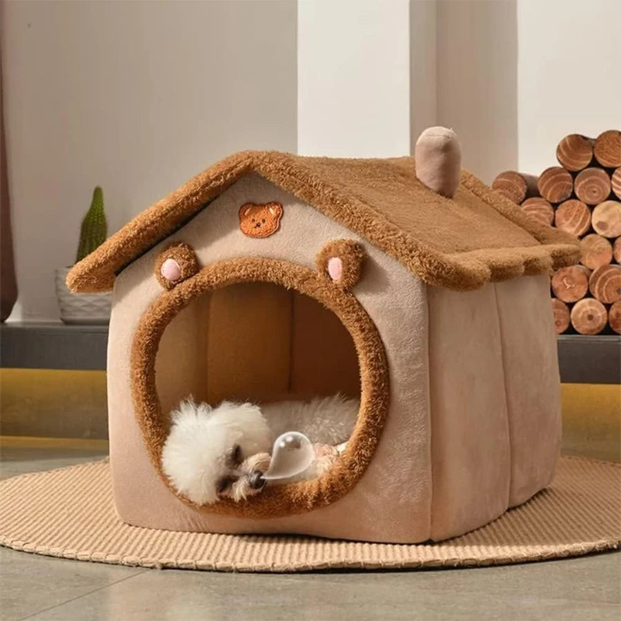 Casa plegable para dormir para mascotas