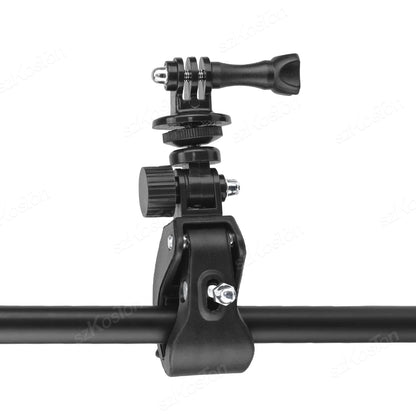 Soporte de trípode para manillar de motocicleta y bicicleta, accesorio de color negro para GoPro