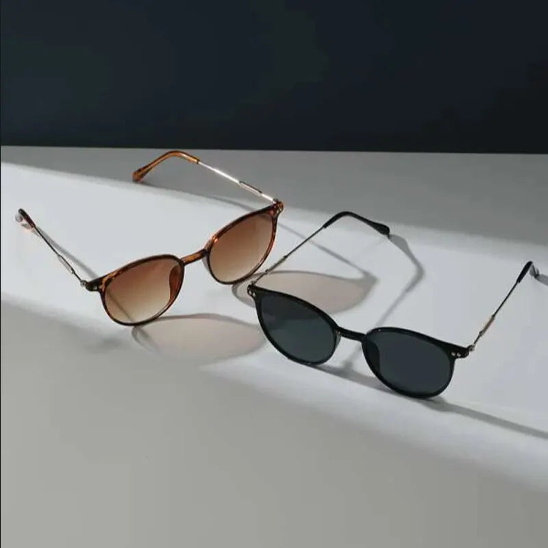 Conjunto de gafas de sol redondas 2 pzas