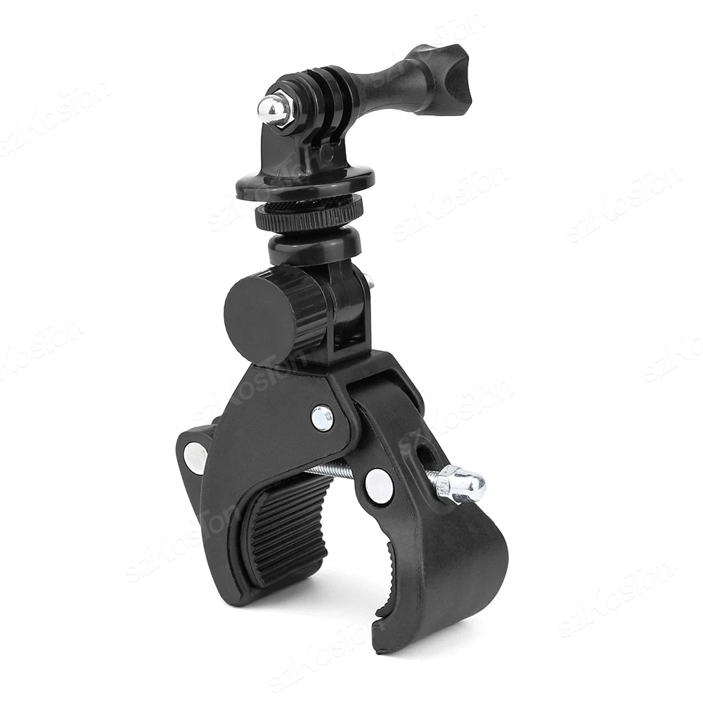 Soporte de trípode para manillar de motocicleta y bicicleta, accesorio de color negro para GoPro