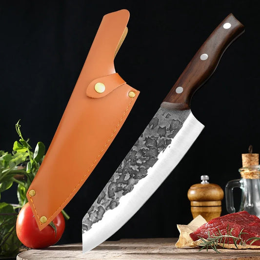 Cuchillo de cocina de carnicero de acero inoxidable