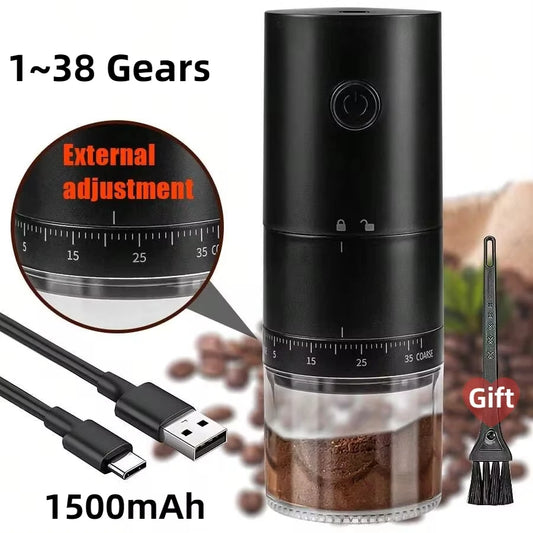 Molinillo de granos de café eléctrico portátil USB