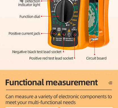 ANENG-multímetro Digital eléctrico profesional