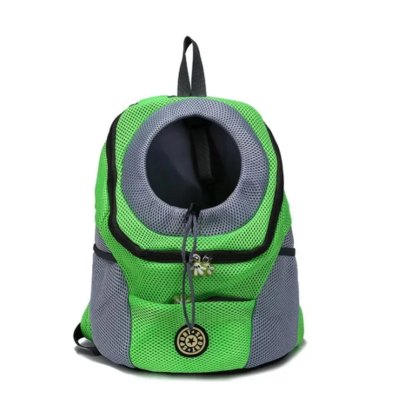 Mochila para mascotas, bolso de hombro doble portátil para perros