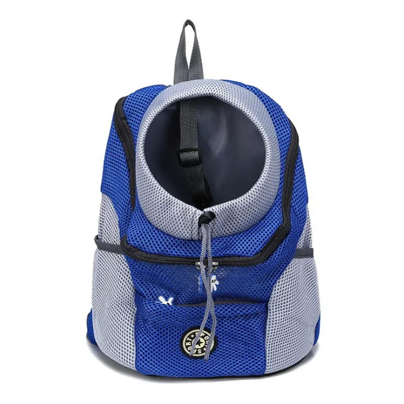 Mochila para mascotas, bolso de hombro doble portátil para perros