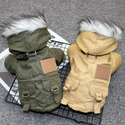 Ropa de invierno para mascotas, abrigo para cachorros