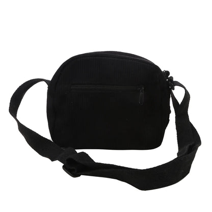 Bolso de hombro pequeño de pana para mujer