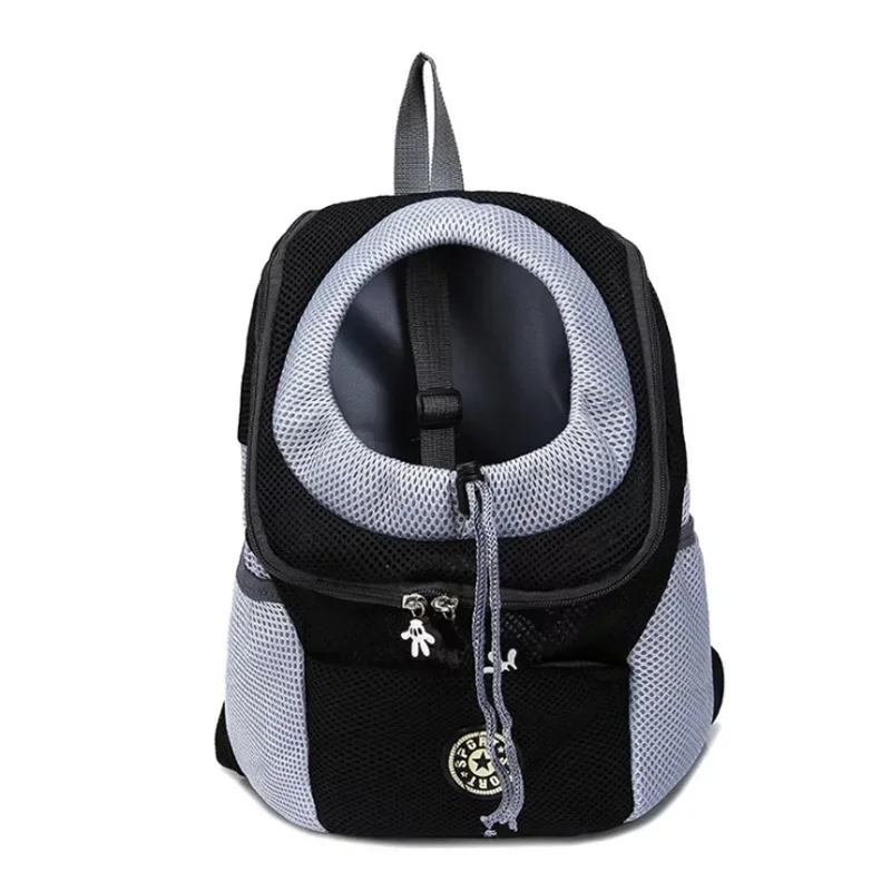 Mochila para mascotas, bolso de hombro doble portátil para perros