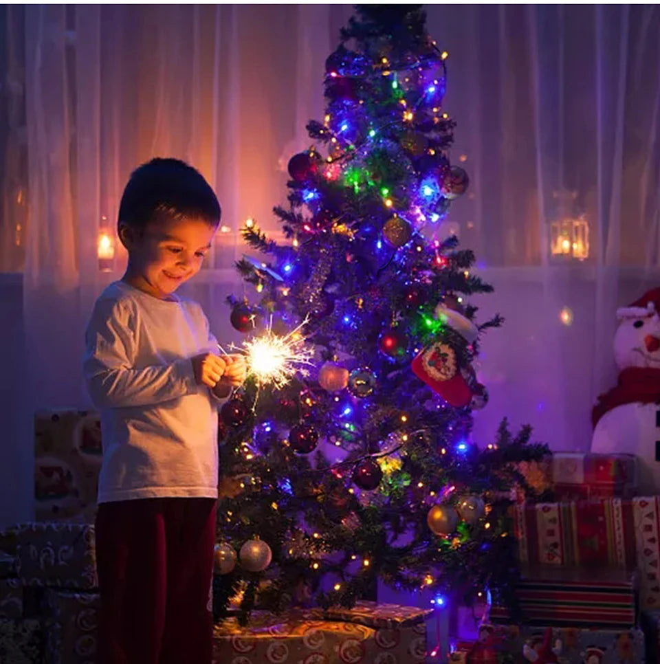 Luces navideñas para exteriores e interiores