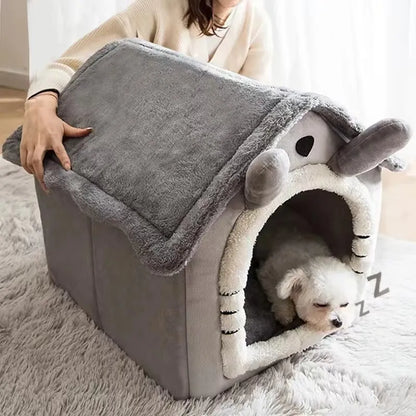 Casa plegable para dormir para mascotas