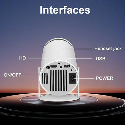 Proyector portátil para exteriores e interiores CASA CINEMA 4k