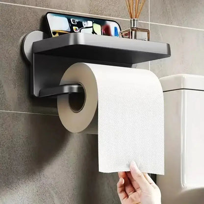 soporte para rollo de papel Y almacenamiento para teléfono.