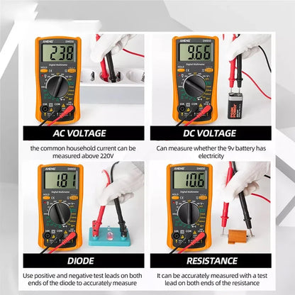 ANENG-multímetro Digital eléctrico profesional