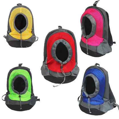 Mochila para mascotas, bolso de hombro doble portátil para perros