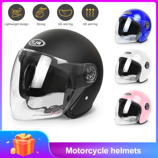 Casco de motocicleta para hombres y mujeres