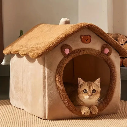 Casa plegable para dormir para mascotas