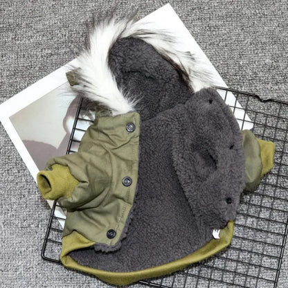 Ropa de invierno para mascotas, abrigo para cachorros