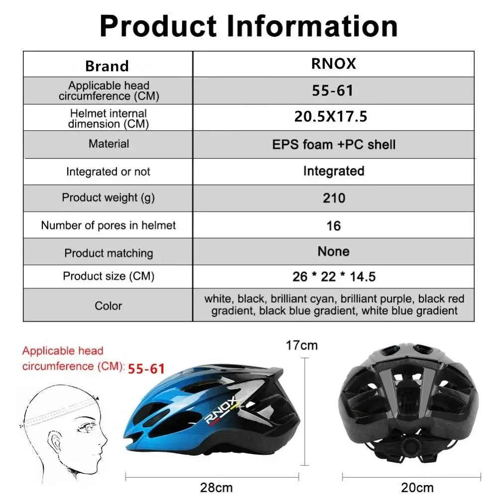 RNOX-casco de ciclismo ultraligero para exteriores